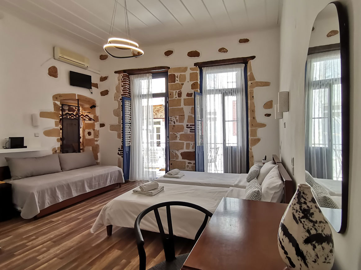 Room 1 overlooking Theotokopoulou street